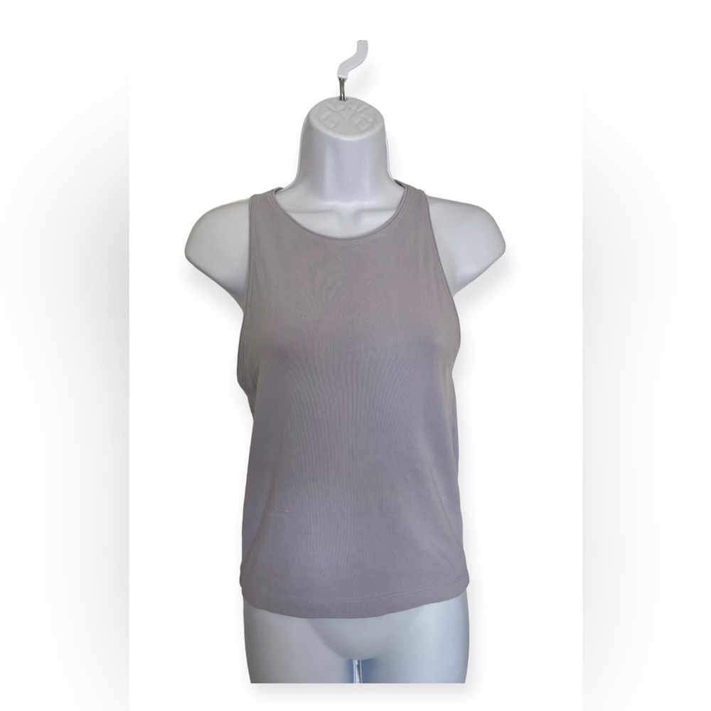 Lavender High Neck Racerback Tank Top